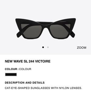 Saint Laurent New Wave Cat-Eyed Sunglasses